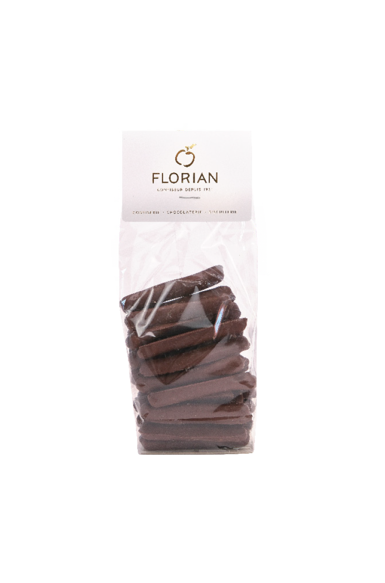 orangette au chocolat noir en sachet