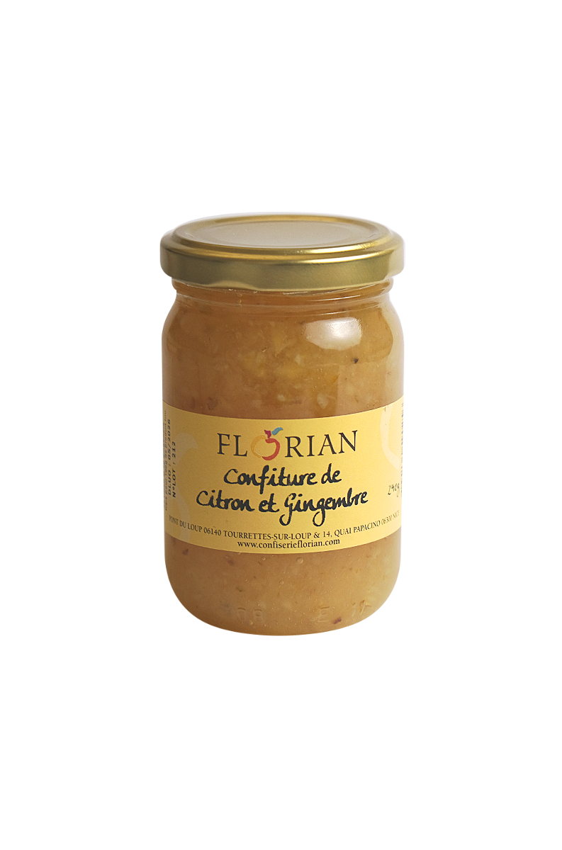 Confiture artisanale de citron et gingembre - Confiserie Florian